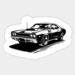 american muscle car Sticker